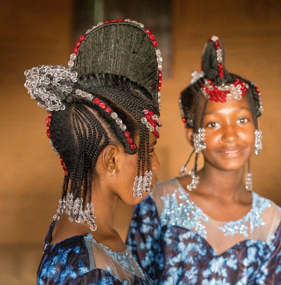 Dalaba Fulbe hairstyles 