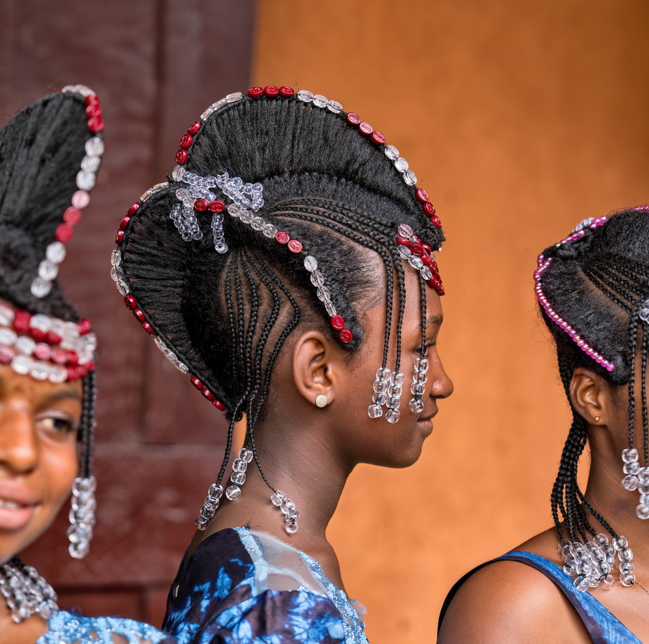 Dalaba Fulbe hairstyles 