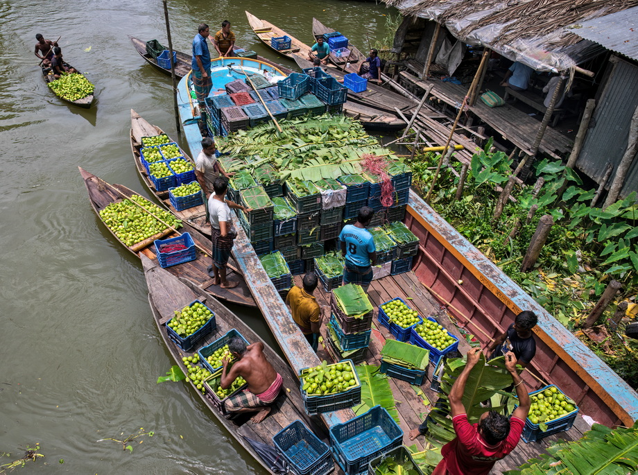 Floating Markets of Bangladesh
