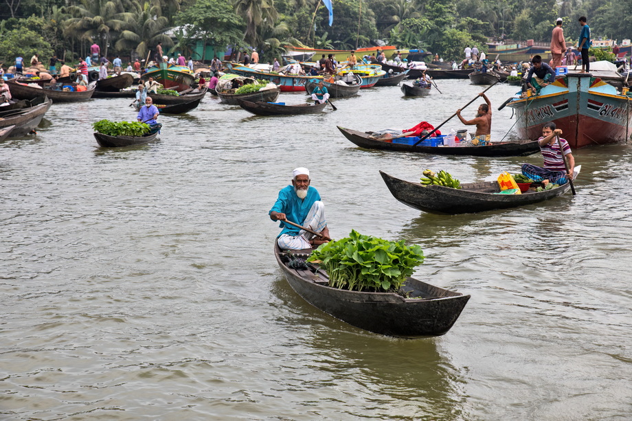 Floating Markets of Bangladesh