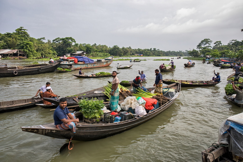 Floating Markets of Bangladesh